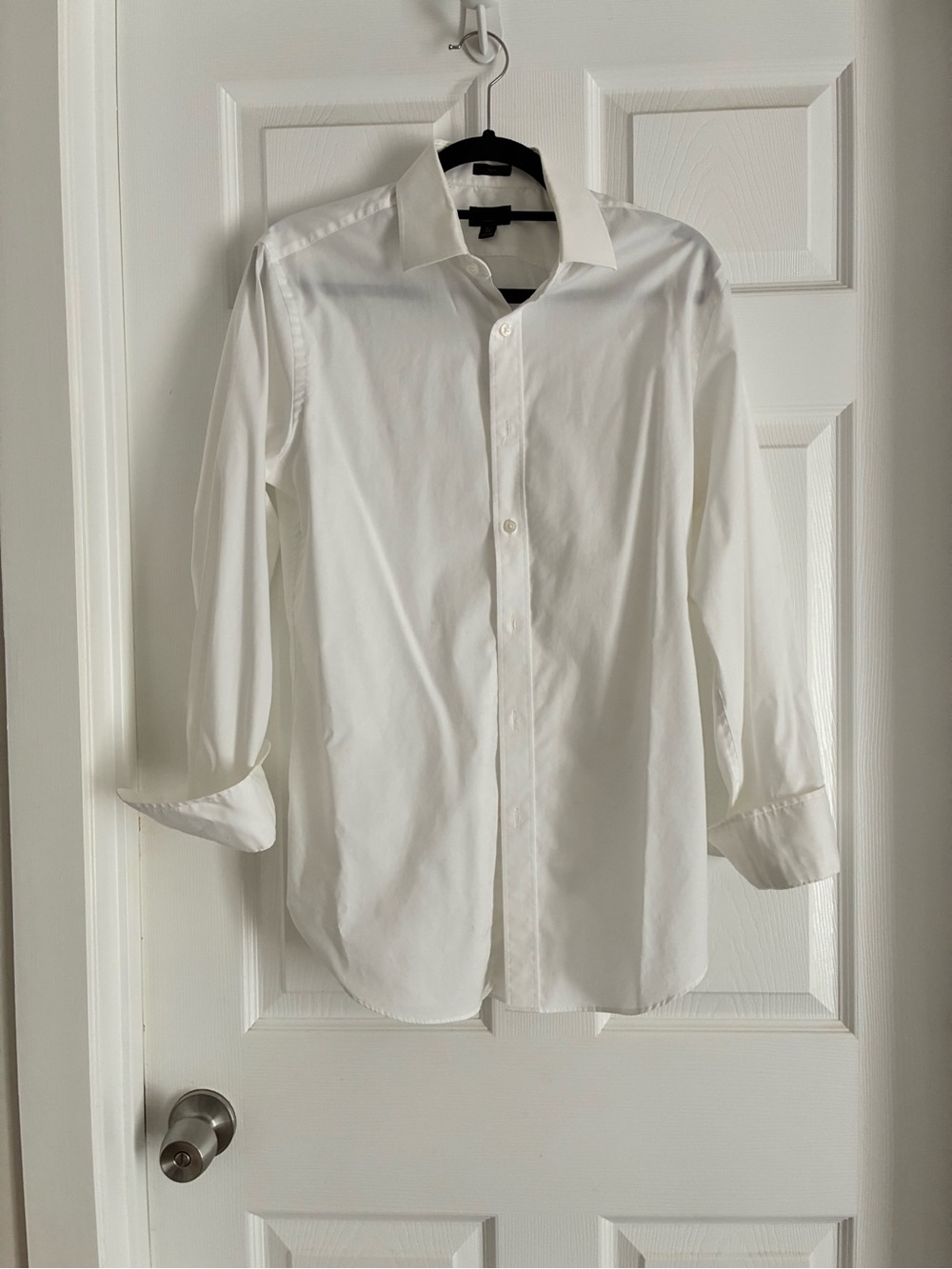 J Crew Classic White Mens Dress Shirt